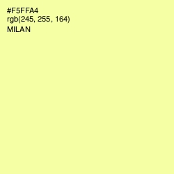 #F5FFA4 - Milan Color Image