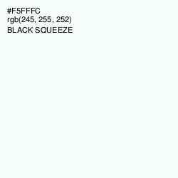 #F5FFFC - Black Squeeze Color Image