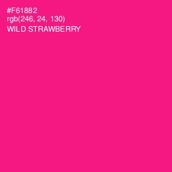 #F61882 - Wild Strawberry Color Image