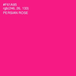 #F61A85 - Persian Rose Color Image