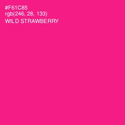 #F61C85 - Wild Strawberry Color Image
