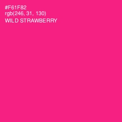 #F61F82 - Wild Strawberry Color Image