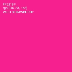 #F6218F - Wild Strawberry Color Image