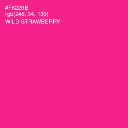 #F6228B - Wild Strawberry Color Image