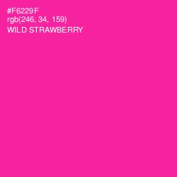 #F6229F - Wild Strawberry Color Image