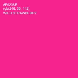 #F6238E - Wild Strawberry Color Image