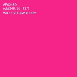 #F62489 - Wild Strawberry Color Image
