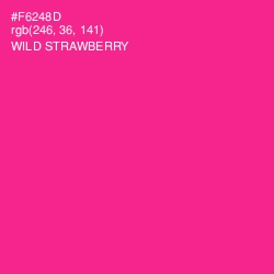 #F6248D - Wild Strawberry Color Image