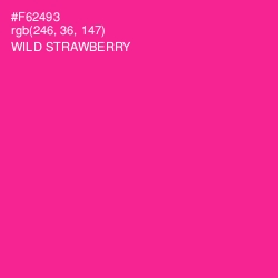 #F62493 - Wild Strawberry Color Image