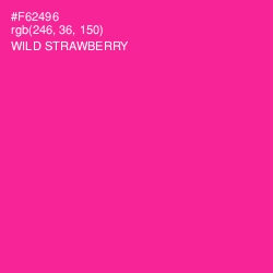 #F62496 - Wild Strawberry Color Image