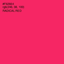 #F62664 - Radical Red Color Image