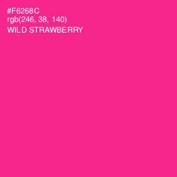 #F6268C - Wild Strawberry Color Image