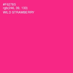 #F62785 - Wild Strawberry Color Image