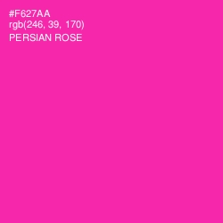 #F627AA - Persian Rose Color Image