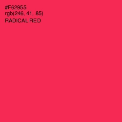 #F62955 - Radical Red Color Image