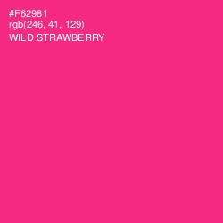 #F62981 - Wild Strawberry Color Image