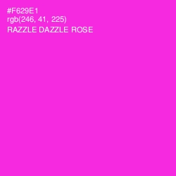 #F629E1 - Razzle Dazzle Rose Color Image