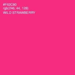 #F62C80 - Wild Strawberry Color Image
