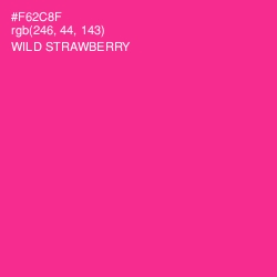 #F62C8F - Wild Strawberry Color Image