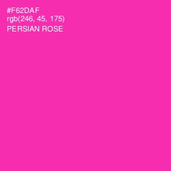 #F62DAF - Persian Rose Color Image