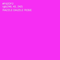 #F62DF2 - Razzle Dazzle Rose Color Image