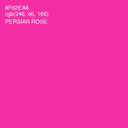 #F62EA6 - Persian Rose Color Image