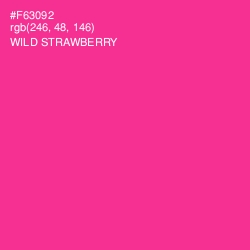 #F63092 - Wild Strawberry Color Image