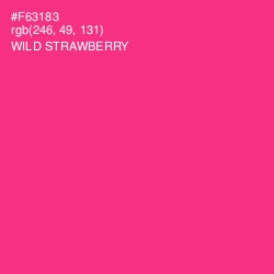 #F63183 - Wild Strawberry Color Image