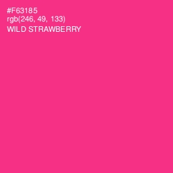 #F63185 - Wild Strawberry Color Image