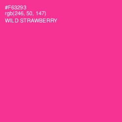 #F63293 - Wild Strawberry Color Image