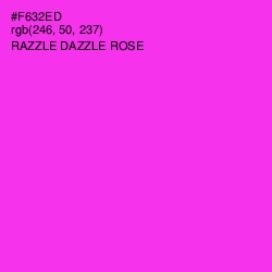 #F632ED - Razzle Dazzle Rose Color Image