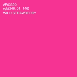 #F63392 - Wild Strawberry Color Image