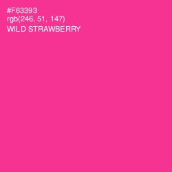 #F63393 - Wild Strawberry Color Image
