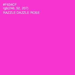 #F634CF - Razzle Dazzle Rose Color Image