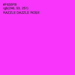 #F635FB - Razzle Dazzle Rose Color Image