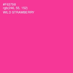 #F63798 - Wild Strawberry Color Image