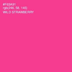 #F63A91 - Wild Strawberry Color Image