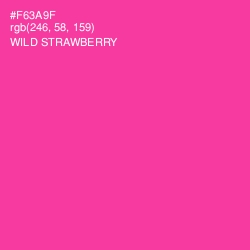 #F63A9F - Wild Strawberry Color Image