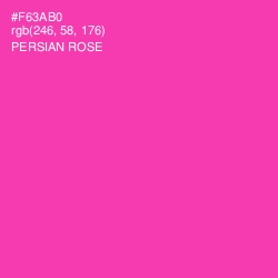 #F63AB0 - Persian Rose Color Image