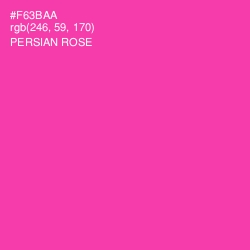 #F63BAA - Persian Rose Color Image