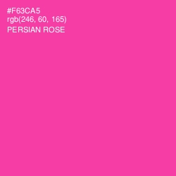 #F63CA5 - Persian Rose Color Image