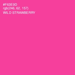 #F63E9D - Wild Strawberry Color Image
