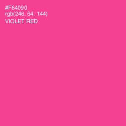 #F64090 - Violet Red Color Image