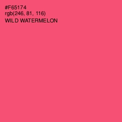 #F65174 - Wild Watermelon Color Image