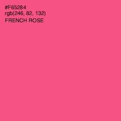 #F65284 - French Rose Color Image