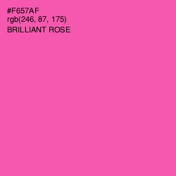 #F657AF - Brilliant Rose Color Image
