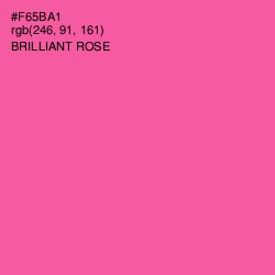 #F65BA1 - Brilliant Rose Color Image