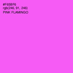 #F65BF6 - Pink Flamingo Color Image