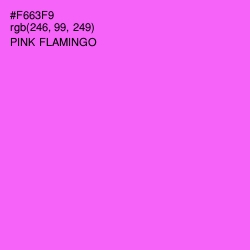 #F663F9 - Pink Flamingo Color Image