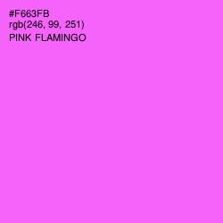 #F663FB - Pink Flamingo Color Image